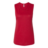 BELLA + CANVAS - Women's Flowy Scoop Muscle Tank - 8803 - Red