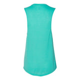 BELLA + CANVAS - Women's Flowy Scoop Muscle Tank - 8803 - Teal