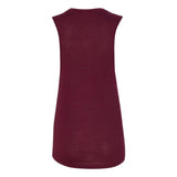 BELLA + CANVAS - Women's Flowy Scoop Muscle Tank - 8803 - Maroon