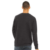 BELLA + CANVAS - Unisex Sponge Fleece Drop Shoulder Crewneck Sweatshirt - 3945 - Dark Grey Heather