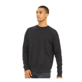 BELLA + CANVAS - Unisex Sponge Fleece Drop Shoulder Crewneck Sweatshirt - 3945 - Dark Grey Heather