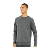 BELLA + CANVAS - Unisex Sponge Fleece Drop Shoulder Crewneck Sweatshirt - 3945 - Deep Heather