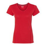 Gildan - Performance® Tech Women's V-Neck T-Shirt - 47V00L - Red