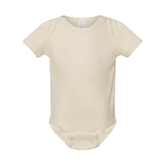 Rabbit Skins - Infant Baby Rib Bodysuit - 4400 - Natural