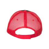 Valucap - Sandwich Trucker Cap - S102 - Black/ Red