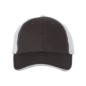 Valucap - Sandwich Trucker Cap - S102 - Charcoal/ White