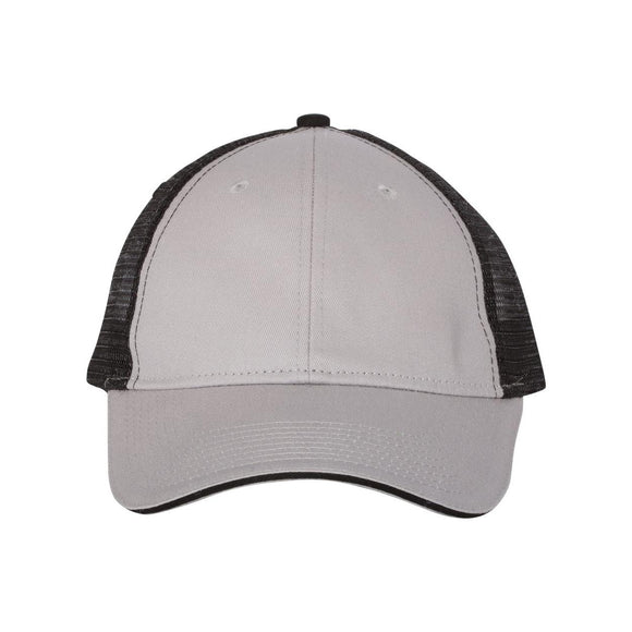 Valucap - Sandwich Trucker Cap - S102 - Grey/ Black