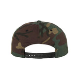 YP Classics - Premium Flat Bill Snapback Cap - 6089M - Green Camo