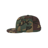 YP Classics - Premium Flat Bill Snapback Cap - 6089M - Green Camo