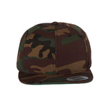 YP Classics - Premium Flat Bill Snapback Cap - 6089M - Green Camo