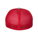 Flexfit - Mélange Trucker Cap - 6311 - Heather Grey/ Red