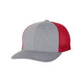 Flexfit - Mélange Trucker Cap - 6311 - Heather Grey/ Red