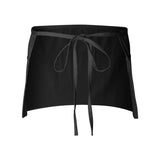 Q-Tees - Waist Apron with Pockets - Q2115 - Black