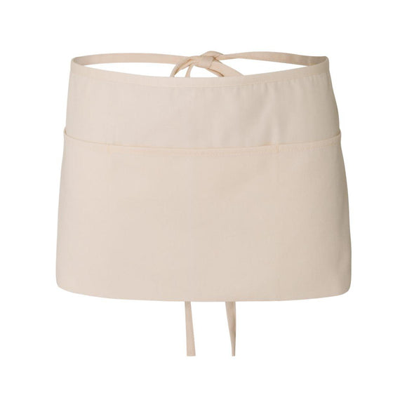 Q-Tees - Waist Apron with Pockets - Q2115 - Natural