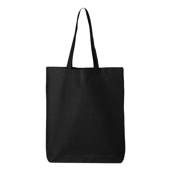 Q-Tees - 12L Economical Tote - QTBG - Black