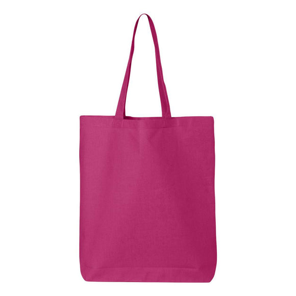 Q-Tees - 12L Economical Tote - QTBG - Hot Pink