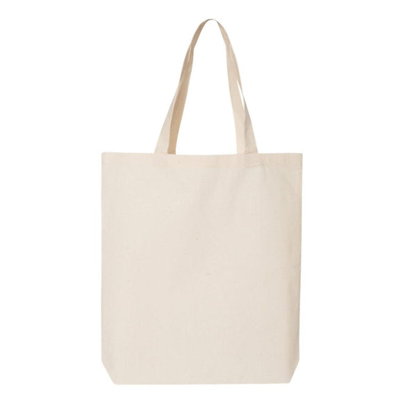 Q-Tees - 12L Economical Tote - QTBG - Natural