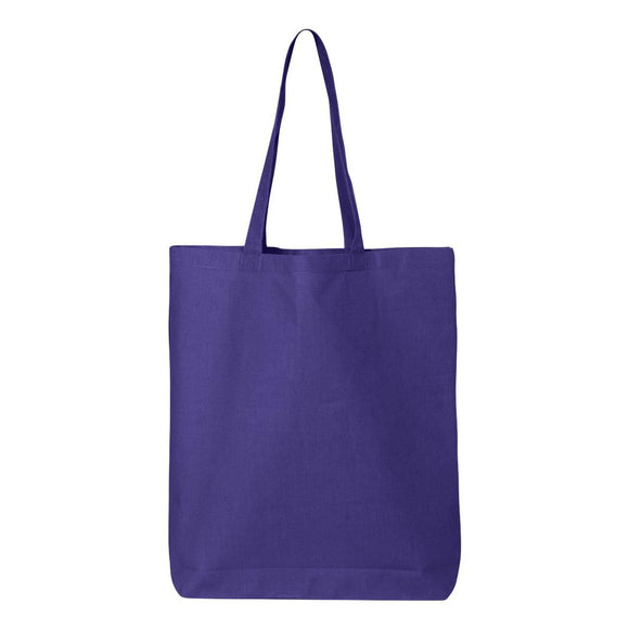 Q-Tees - 12L Economical Tote - QTBG - Purple