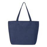 Q-Tees - 25L Zippered Tote - Q611 - Navy