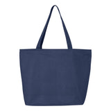 Q-Tees - 25L Zippered Tote - Q611 - Navy