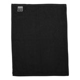 Q-Tees - Hemmed Fingertip Towel - T600 - Black