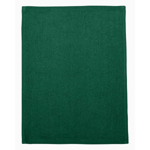 Q-Tees - Hemmed Fingertip Towel - T600 - Forest