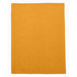 Q-Tees - Hemmed Fingertip Towel - T600 - Gold