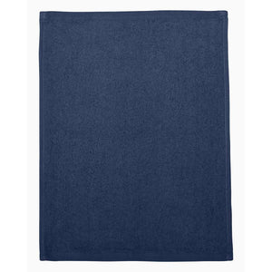 Q-Tees - Hemmed Fingertip Towel - T600 - Navy