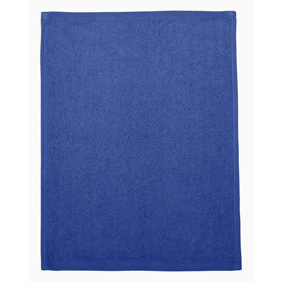 Q-Tees - Hemmed Fingertip Towel - T600 - Royal