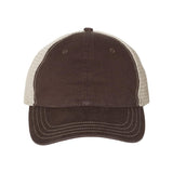 Richardson - Garment-Washed Trucker Cap - 111 - Brown/ Khaki