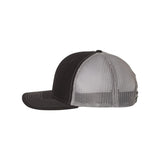 Richardson - Snapback Trucker Cap - 112 - Black/ Charcoal