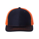 Richardson - Snapback Trucker Cap - 112 - Navy/ Orange