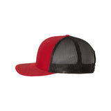 Richardson - Snapback Trucker Cap - 112 - Red/ Black