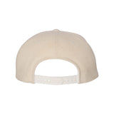 YP Classics - Melton Wool Blend Snapback Cap - 6689 - Natural