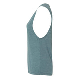 BELLA + CANVAS - Women's Flowy Scoop Muscle Tank - 8803 - Heather Deep Teal