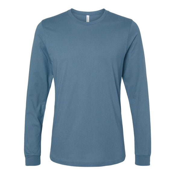 BELLA + CANVAS - Unisex Jersey Long Sleeve Tee - 3501 - Steel Blue
