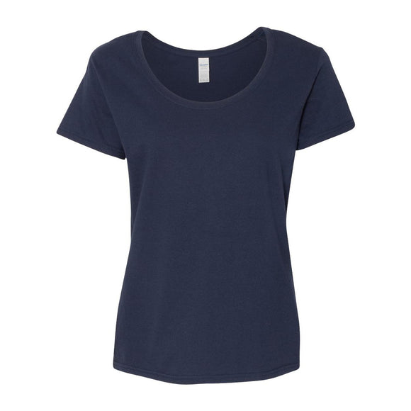 Gildan - Softstyle® Women’s Deep Scoop Neck T-Shirt - 64550L - Navy