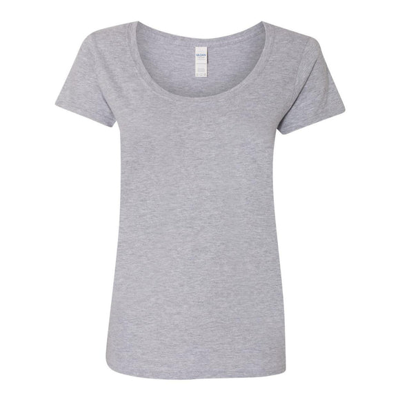 Gildan - Softstyle® Women’s Deep Scoop Neck T-Shirt - 64550L - Sport Grey