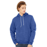 BELLA + CANVAS - Unisex Sponge Fleece Hoodie Sweatshirt - 3719 - Heather True Royal