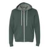 BELLA + CANVAS - Unisex Sponge Fleece Full-Zip Hoodie Sweatshirt - 3739 - Heather Forest