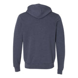 BELLA + CANVAS - Unisex Sponge Fleece Full-Zip Hoodie Sweatshirt - 3739 - Heather Navy