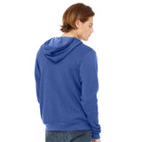 BELLA + CANVAS - Unisex Sponge Fleece Full-Zip Hoodie Sweatshirt - 3739 - Heather True Royal