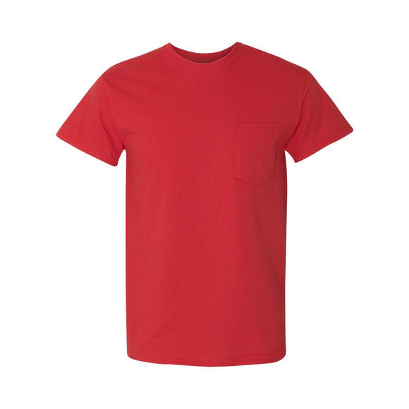 Gildan - Heavy Cotton™ Pocket T-Shirt - 5300 - Red