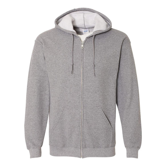 Gildan - Unisex Heavy Blend™ Full-Zip Hooded Sweatshirt - 18600 - Graphite Heather