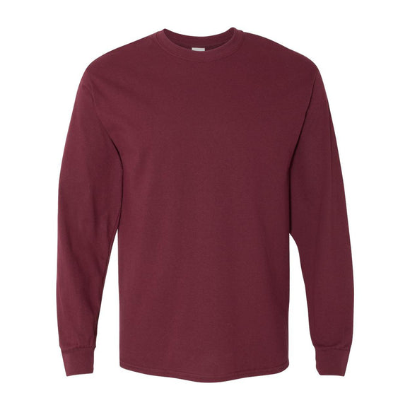 Gildan - Unisex Heavy Cotton™ Long Sleeve T-Shirt - 5400 - Maroon