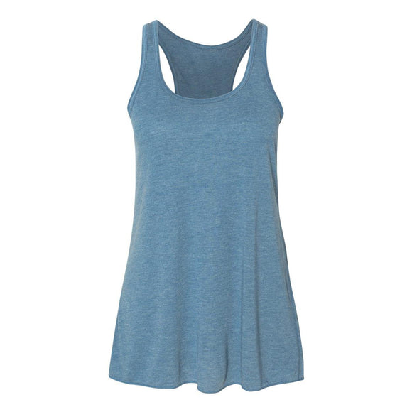 BELLA + CANVAS - Women's Flowy Racerback Tank - 8800 - Heather Deep Teal