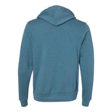 BELLA + CANVAS - Unisex Sponge Fleece Full-Zip Hoodie Sweatshirt - 3739 - Heather Deep Teal