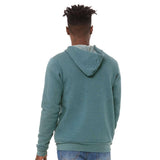 BELLA + CANVAS - Unisex Sponge Fleece Full-Zip Hoodie Sweatshirt - 3739 - Heather Deep Teal