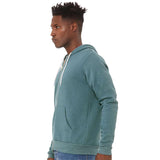 BELLA + CANVAS - Unisex Sponge Fleece Full-Zip Hoodie Sweatshirt - 3739 - Heather Deep Teal