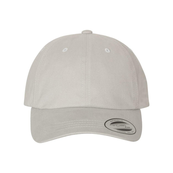 YP Classics - Peached Cotton Twill Dad Hat - 6245PT - Light Grey